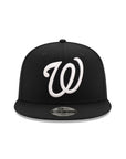 Washington Nationals Black On White Logo Grand MLB 9Fifty Snapback