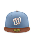 Washington Nationals Blue Brown 2 Tone The D.C Side Patch 59Fifty Fitted