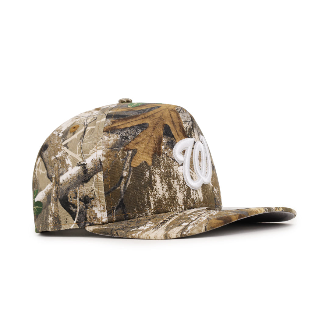 Washington Nationals Real Tree On White 9Fifty A-Frame Snapback