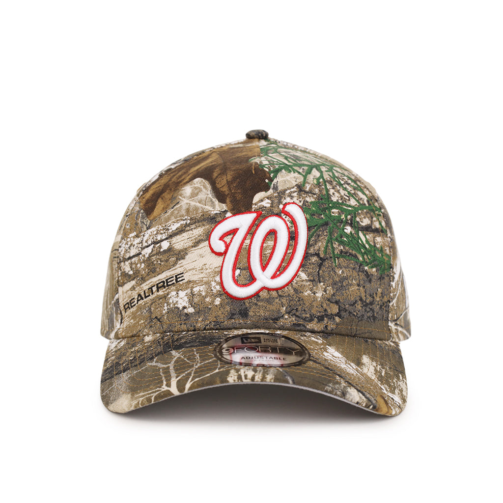 Washington Nationals Real Tree 9Forty A-Frame Snapback