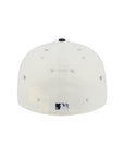 New York Yankees Chrome Navy Pearl Stud Pre-Curved 59Fifty Fitted