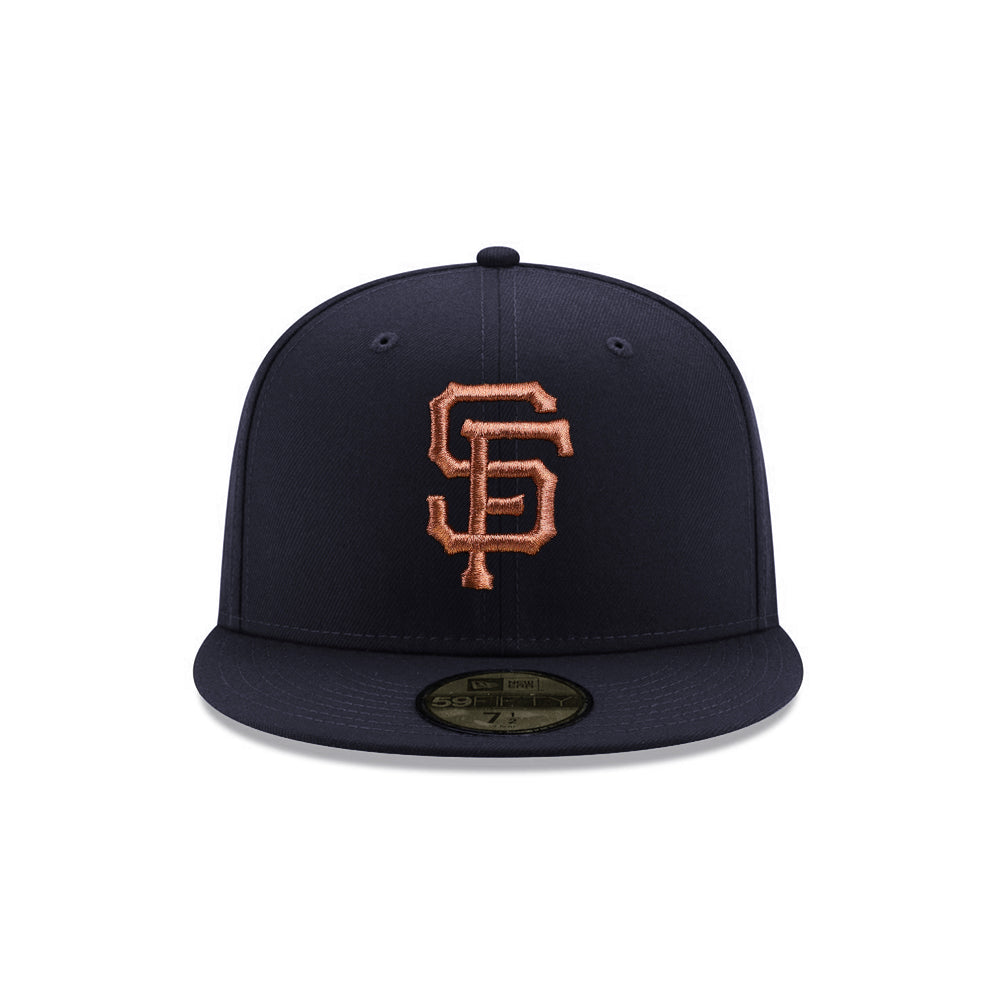 San Francisco Giants Navy Copper 60th Anniversary SP 59Fifty Fitted