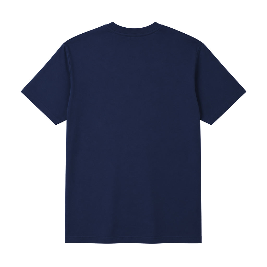CrownMinded X Houston The Standard Heritage H Graphic Tee – Midnight Navy