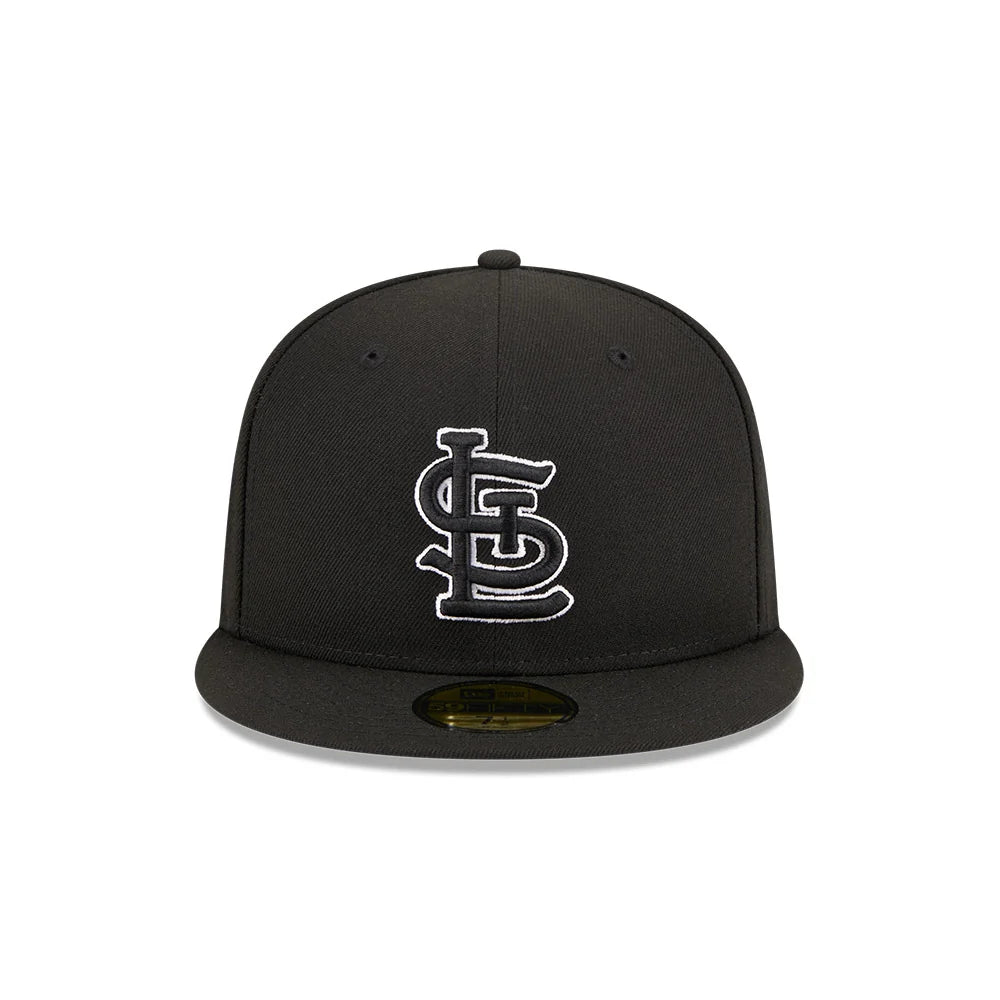 St. Louis Cardinals Black White 2006 World Series Side Patch 59Fifty Fitted
