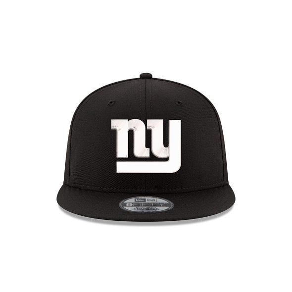 New York Giants Black on White NFL Basic 9Fifty Snapback