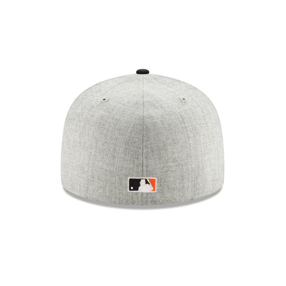 New York Giants Cooperstown Heather Gray Black 2 Tone Glove SP 59Fifty Fitted