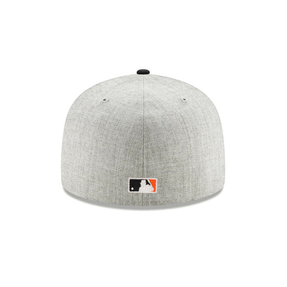 New York Giants Cooperstown Heather Gray Black 2 Tone Glove SP 59Fifty Fitted