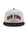 New York Giants Cooperstown Heather Gray Black 2 Tone Glove SP 59Fifty Fitted