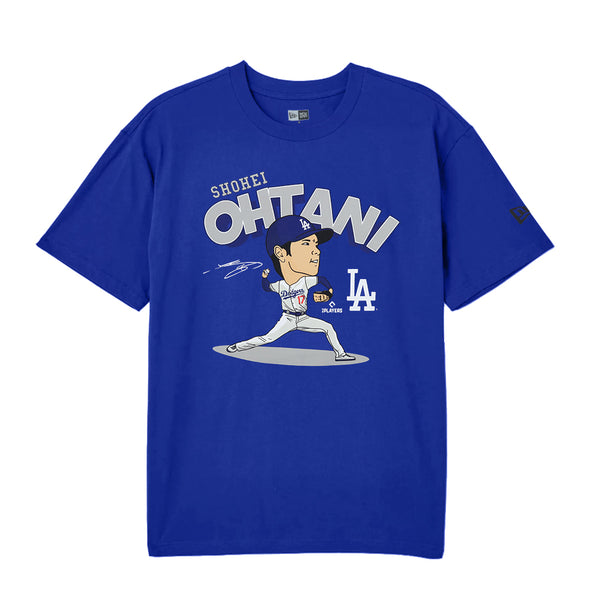 New Era Los Angeles Dodgers Pitching Shohei Ohtani Royal Tee