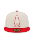 Houston Oilers Stone Red 2 Tone 1996 NFL Draft SP 59Fifty Fitted