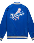 Mitchell & Ness Los Angeles Dodgers Double Clutch Lightweight Satin Jacket