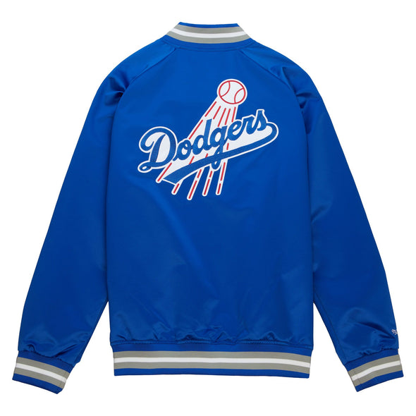 Mitchell & Ness Los Angeles Dodgers Double Clutch Lightweight Satin Jacket