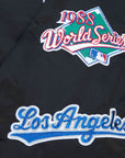 Mitchell & Ness Los Angeles Dodgers City Collection Lightweight Black Satin Jacket