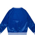 Mitchell & Ness Los Angeles Dodgers Full Count V-Neck Pullover Satin Jacket