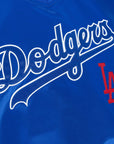 Mitchell & Ness Los Angeles Dodgers Full Count V-Neck Pullover Satin Jacket