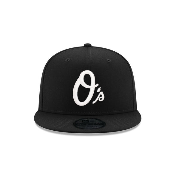 Baltimore Orioles Black on White 9Fifty Snapback