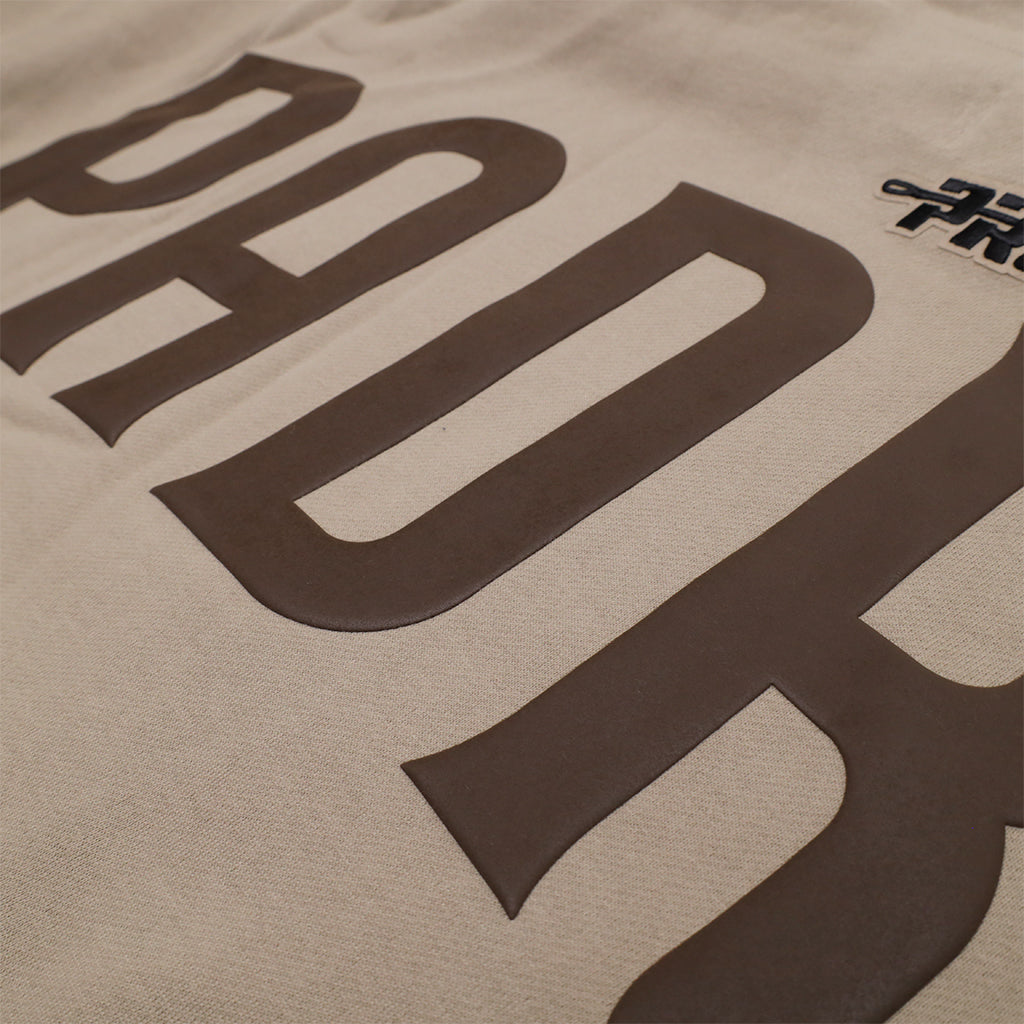 Pro Standard San Diego Padres Playback Drop Shoulder Taupe Hoody