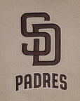 Pro Standard San Diego Padres Playback Drop Shoulder Taupe Hoody