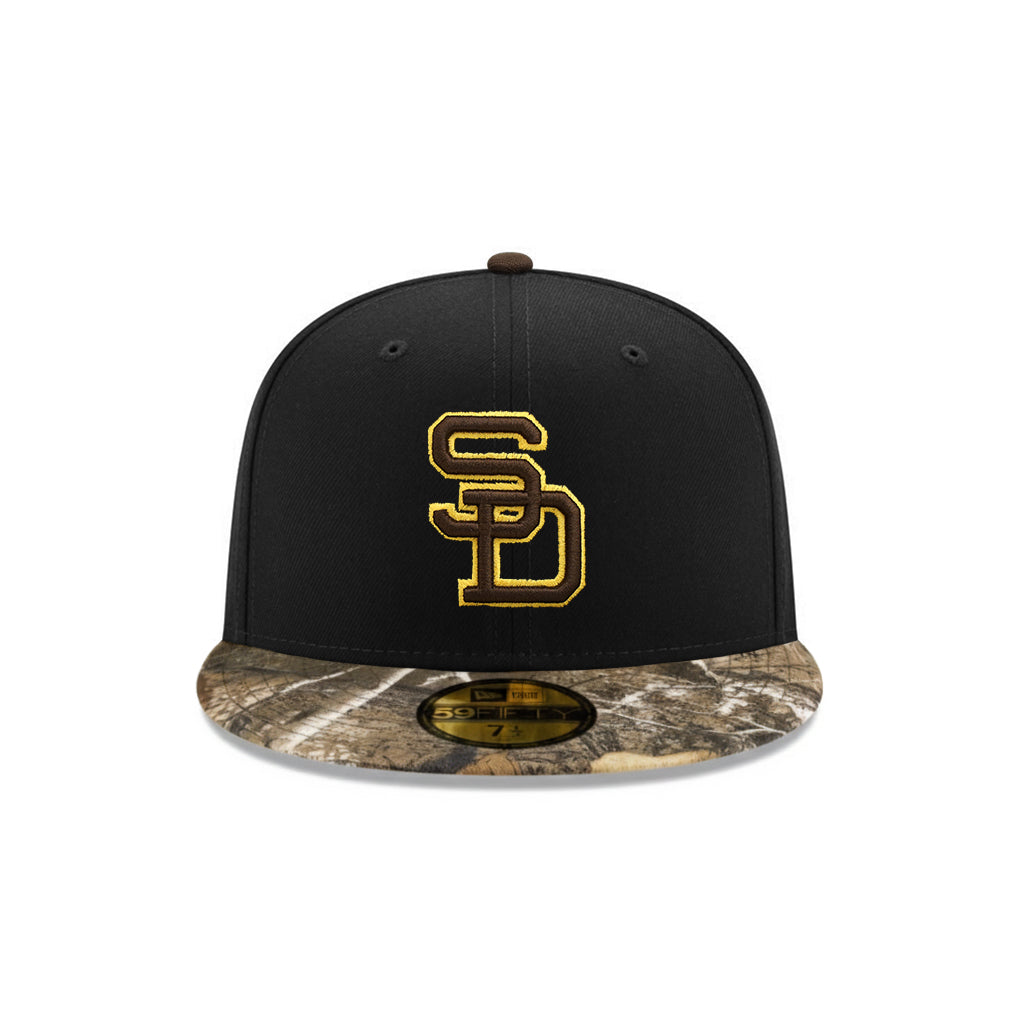 San Diego Padres Black Real Tree 40th Anniversary SP 59Fifty Fitted