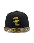 San Diego Padres Black Real Tree 40th Anniversary SP 59Fifty Fitted
