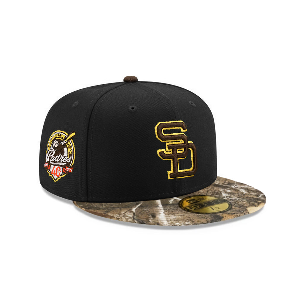 San Diego Padres Black Real Tree 40th Anniversary SP 59Fifty Fitted