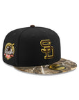 San Diego Padres Black Real Tree 40th Anniversary SP 59Fifty Fitted