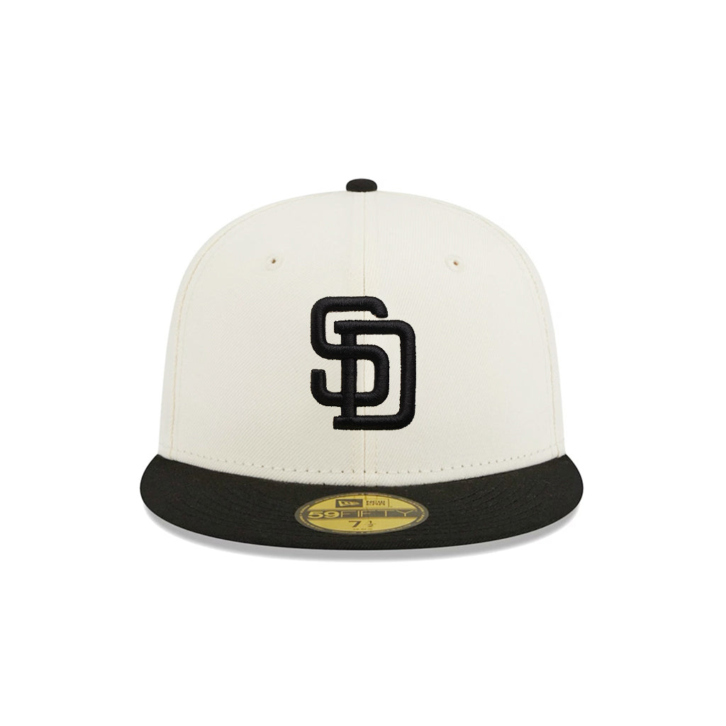 San Diego Padres Chrome Black 2 Tone 40th Anniversary SP 59Fifty Fitted