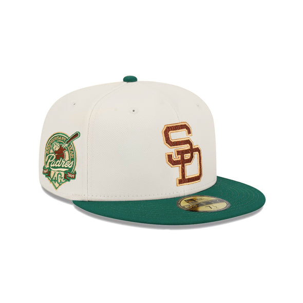 San Diego Padres Chrome Green 2 Tone 40th Anniversary SP 59Fifty Fitted