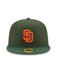 San Diego Padres 2 Tone Green Waving Friar SP 59Fifty Fitted