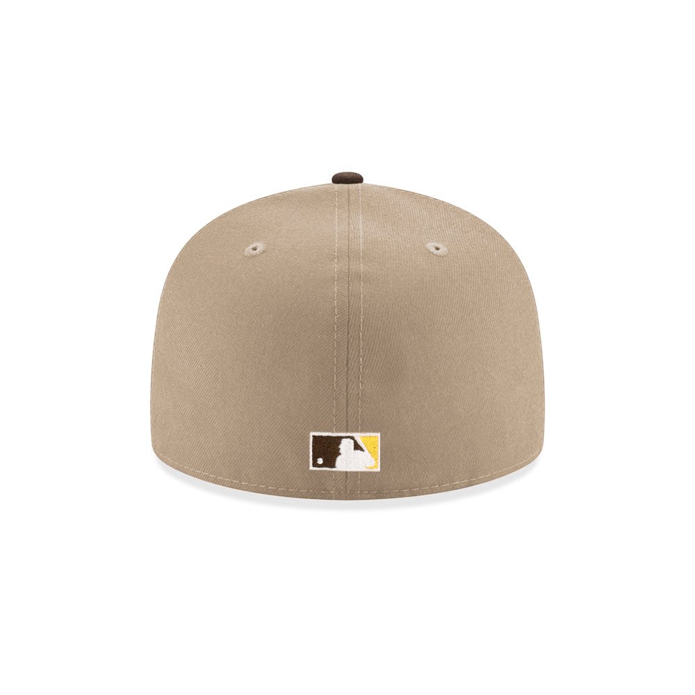 San Diego Padres Friar Mascot Camel Walnut 2 Tone Petco Park SP 59Fifty Fitted