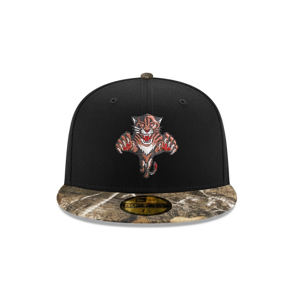 Florida Panthers Black Real Tree State Flag SP NHL Black 59Fifty Fitted