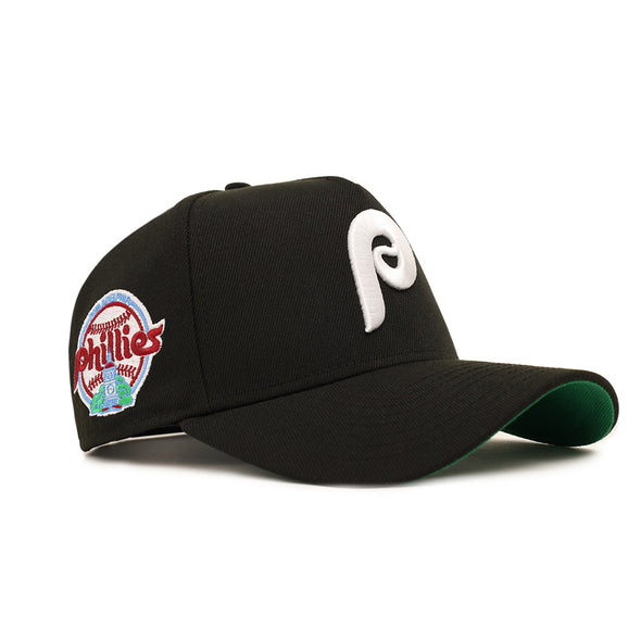 Philadelphia Phillies Retro Team Logo SP Black 9Forty A-Frame Snapback