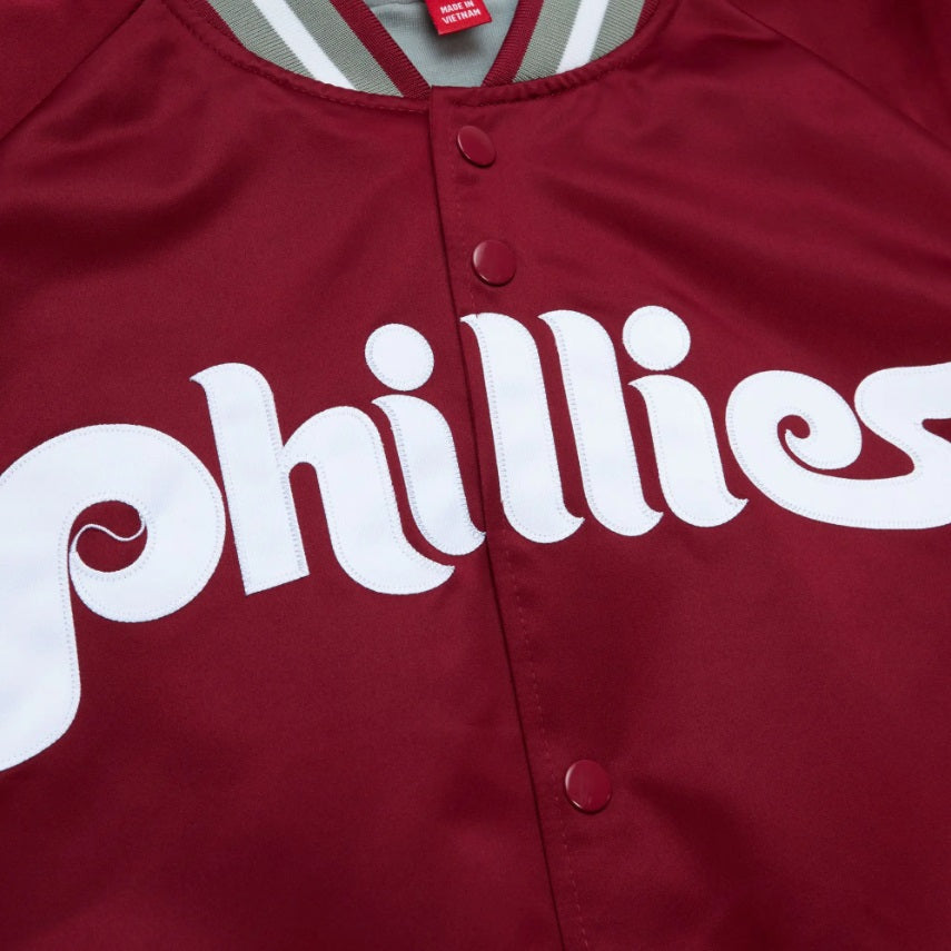 Mitchell &amp; Ness Philadelphia Phillies Lightweight Satin Jacket