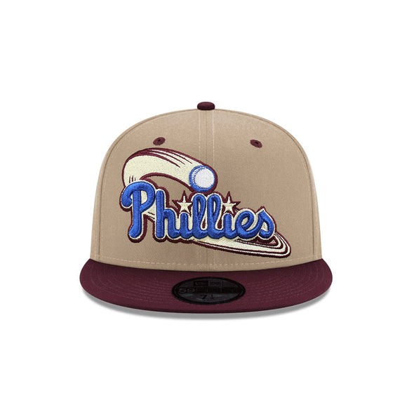 Philadelphia Phillies Camel Maroon 2 Tone 2008 World Series SP 59Fifty Fitted