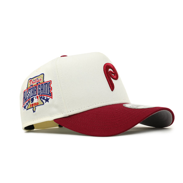 Philadelphia Phillies Chrome Cardinal 2 Tone 1996 All Star Game SP 9Forty A-Frame Snapback