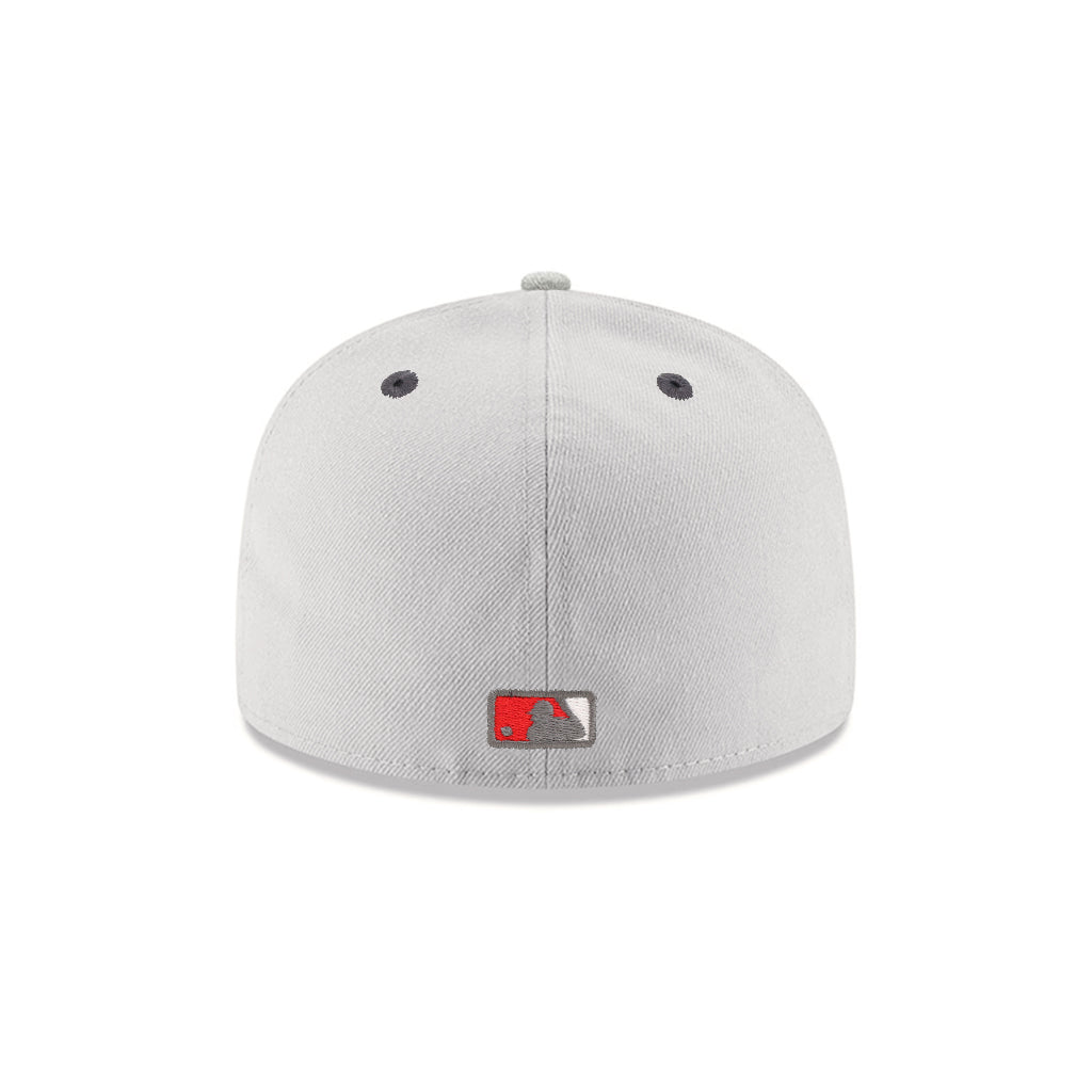 Philadelphia Phillies Gray Heather Gray 2 Tone Veterans Stadium Side Patch 59Fifty Fitted