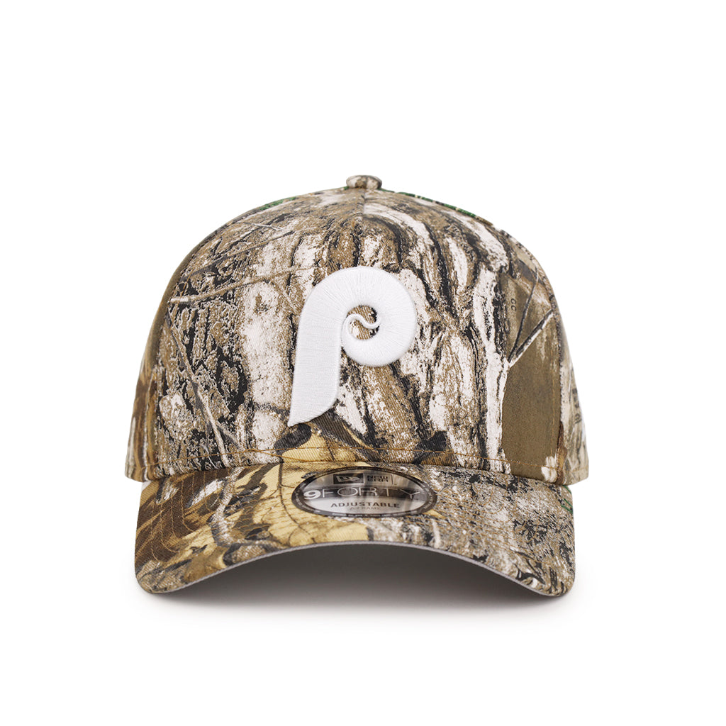 Philadelphia Phillies Real Tree 9Forty A-Frame Snapback