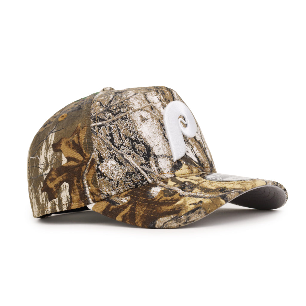 Philadelphia Phillies Real Tree 9Forty A-Frame Snapback