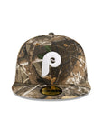 Philadelphia Phillies Real Tree On White 59Fifty Fitted