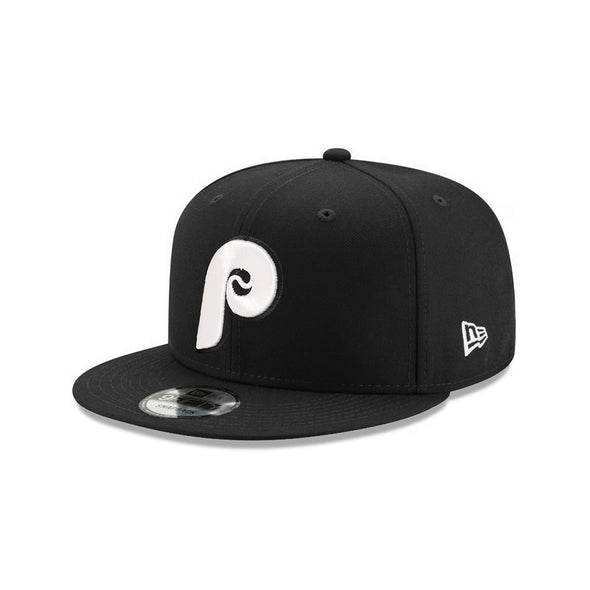 Philadelphia Phillies Black on White 9Fifty Snapback