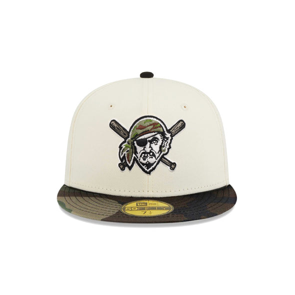 Pittsburgh Pirates Chrome Camouflage 2 Tone Team Flag SP 59Fifty Fitted