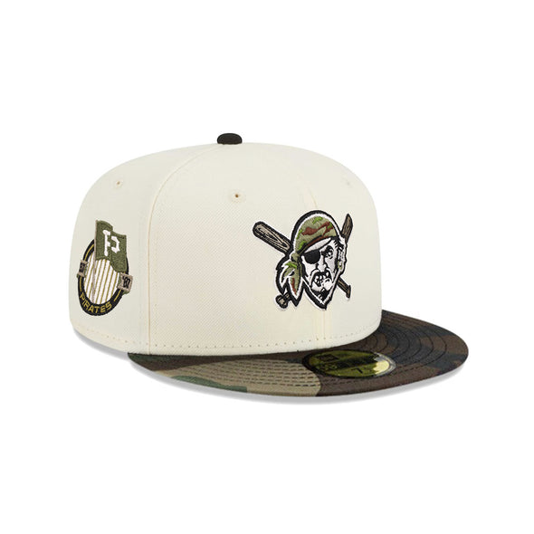 Pittsburgh Pirates Chrome Camouflage 2 Tone Team Flag SP 59Fifty Fitted