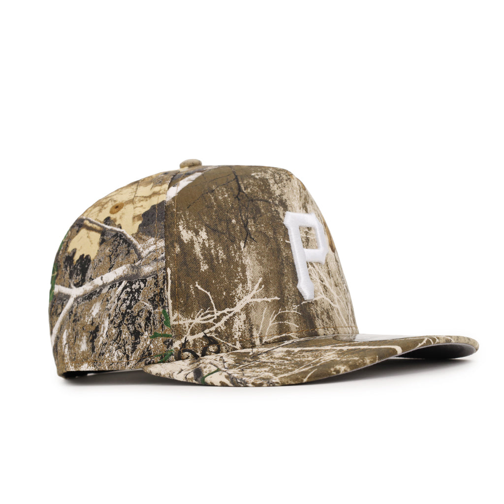 Pittsburgh Pirates Real Tree On White 9Fifty A-Frame Snapback