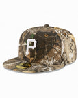 Pittsburgh Pirates Real Tree On White 59Fifty Fitted