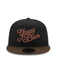Indianapolis Indians Young Bucs Black Walnut 2 Tone Pittsburgh Pirates BP SP MiLB 59Fifty Fitted