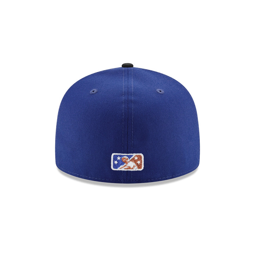 Rancho Cucamonga Quakes MiLB Royal Black 2 Tone 10th Anniversary SP 59Fifty Fitted