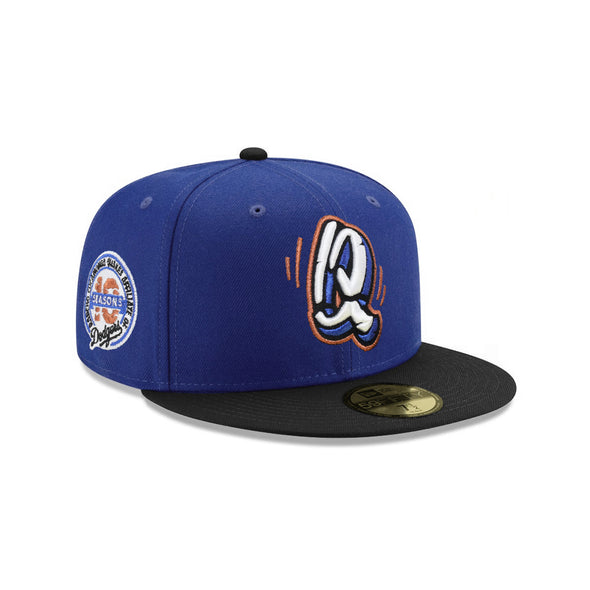 Rancho Cucamonga Quakes MiLB Royal Black 2 Tone 10th Anniversary SP 59Fifty Fitted