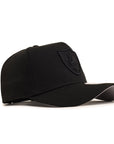 Las Vegas Raiders Black On Black 9Forty A-Frame Snapback