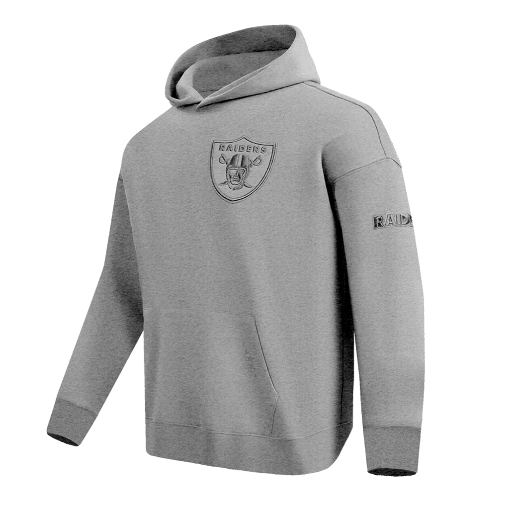 Pro Standard Las Vegas Raiders Dark Heather Gray Tonal Pullover Hoody