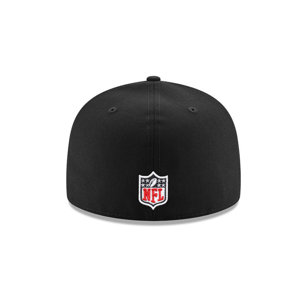 Las Vegas Raiders Shield &amp; Wordmark Logo 59Fifty Fitted